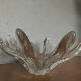 Art Vannes Crystal Centerpiece Bowl – France, 1970s