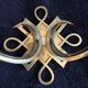 bronze and glass wall light Jules Leleu Art Deco
