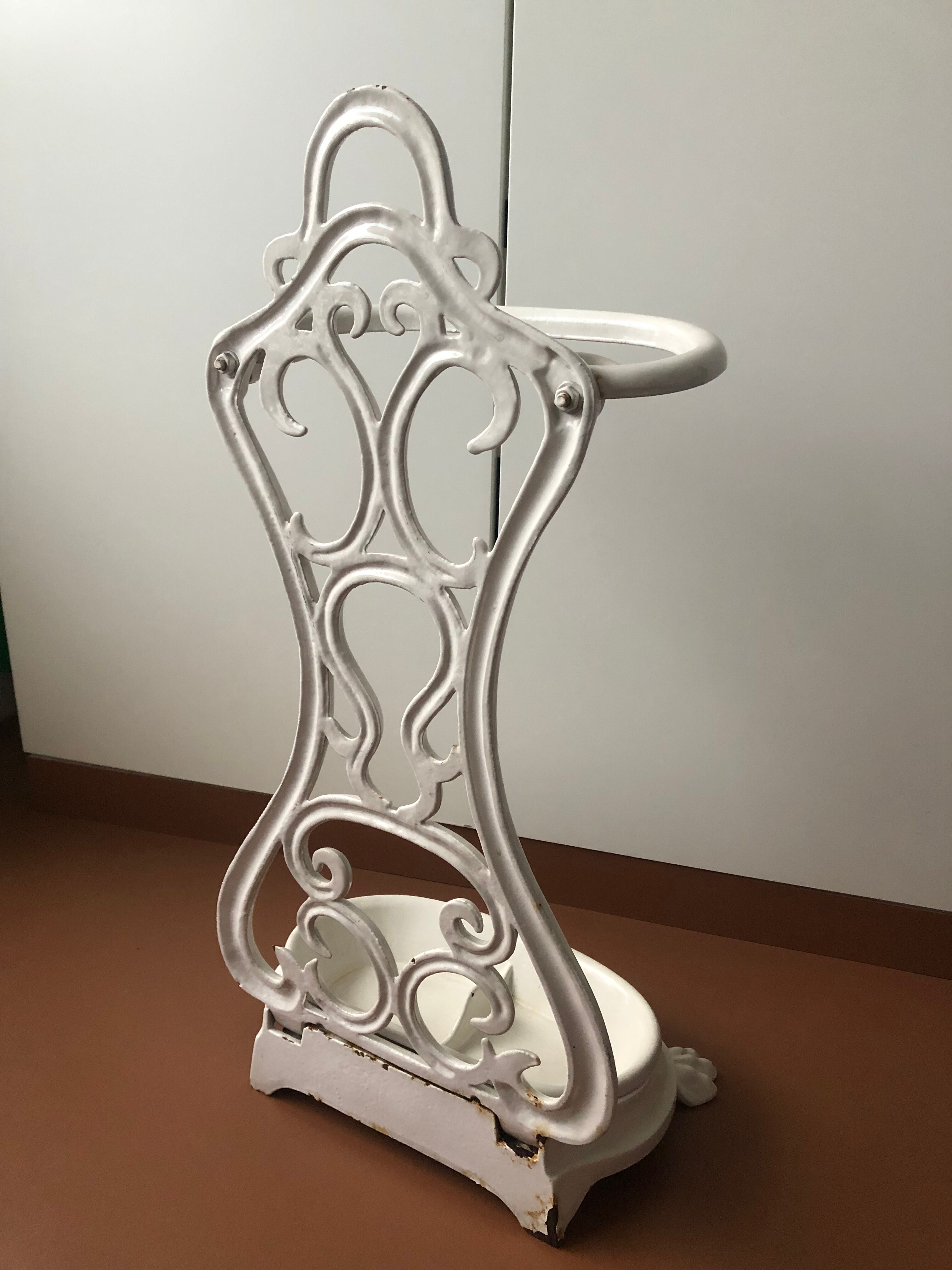 Old cast iron umbrella holder
