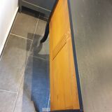 Stamped black Louis XV chest of drawers