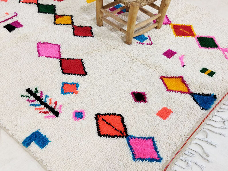 245x155cm Moroccan Berbere Carpet