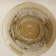 Dessert service 12 plates and vintage space age smoked glass dish