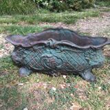 Antique cast iron planter