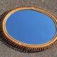 Large wall mirror in rattan and bamboo by Franco Albini, Italy 1960.
