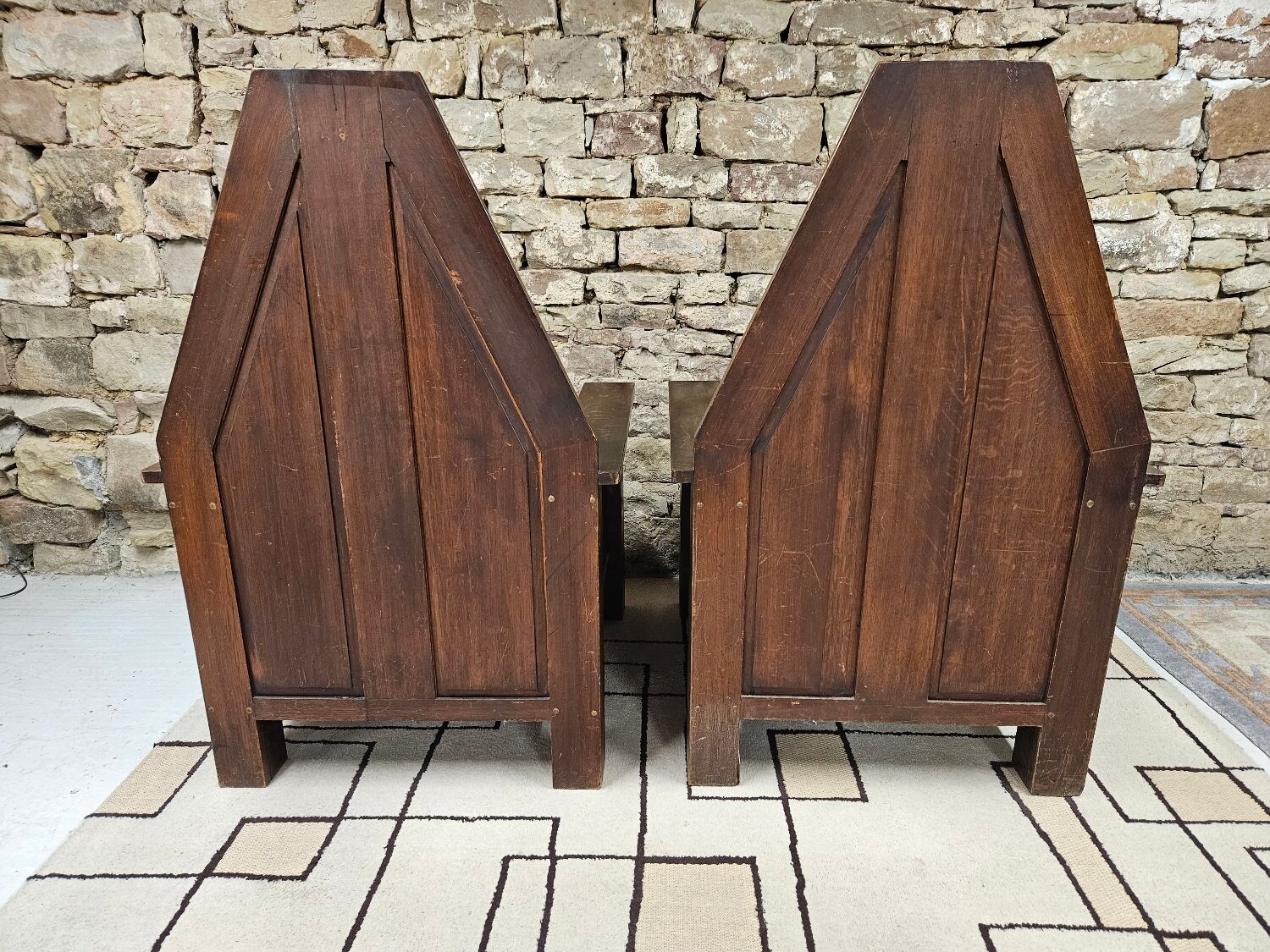Pair armchair art deco