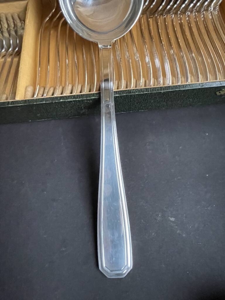 Cutlery set 37 pieces – Alfénide for Christofle América model - Luc Lanel