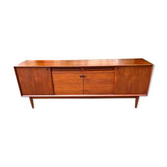 Teak design sideboard by Edvard Valentinsen, published by Samcom. 1960 Denmark.