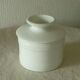 Old white porcelain water dish