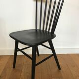 Black wooden chair