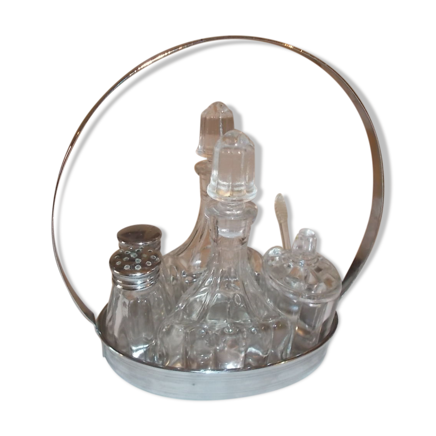 Servant oil vinegar salt-pepper-mustard