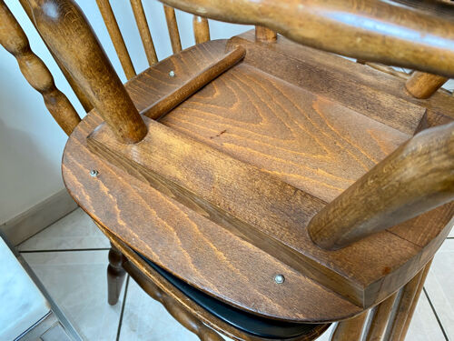 4 chairs bistro baumann tacoma boston vintage 60s