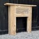 Cheminee Artdeco en onyx beige vers 1920