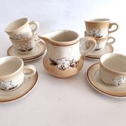 St. Amand earthenware coffee cups
