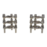 Set of six Ceasar Stoffi and Fritz Nagel for Quist candle holders, Germany 1950's