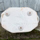 Rouen earthenware planter/cooler with flowers and foliage, 18th century