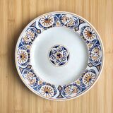 Plate on foot / Compotier iron earth 1930