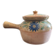 Stoneware tureen with floral decoration
