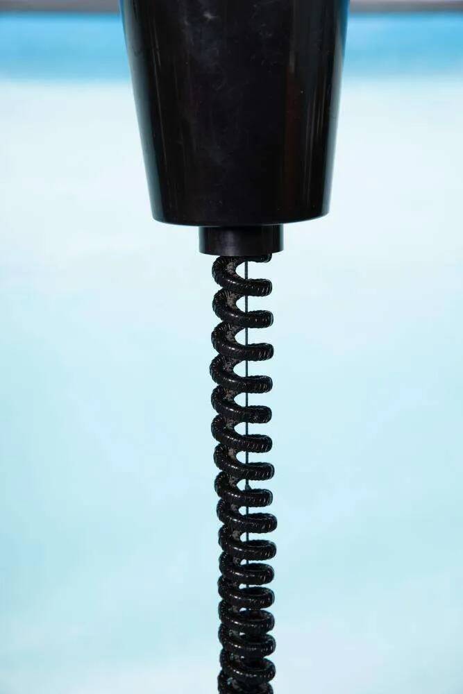 Suspension style Memphis 1960s, adjustable vintage lamp.