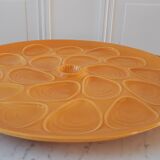 Seafood dish / oysters Salins orange-yellow 60s-70s