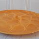 Seafood dish / oysters Salins orange-yellow 60s-70s