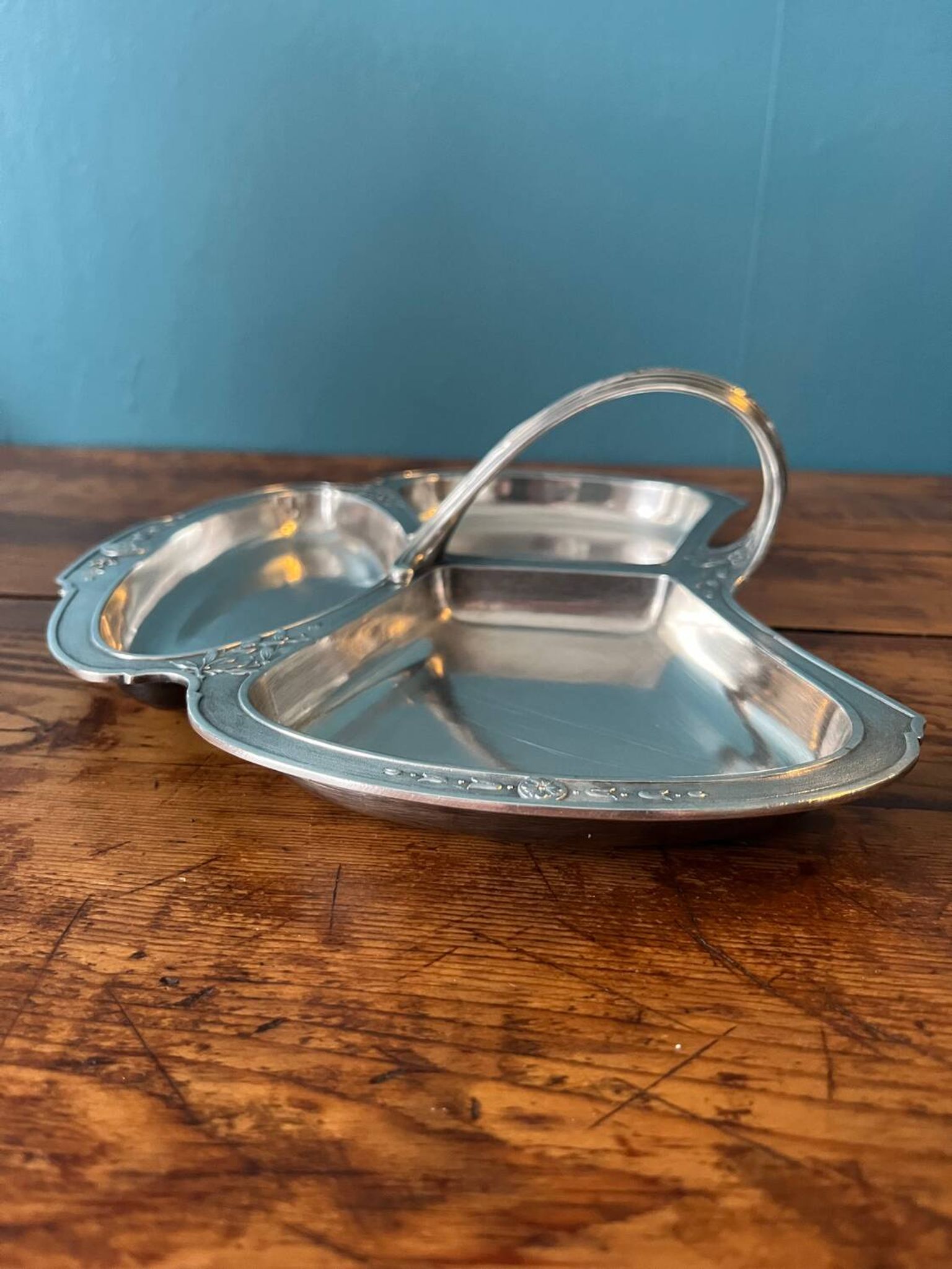 Tray, display in silver metal gallia for Christofle