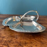 Tray, display in silver metal gallia for Christofle