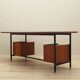 Bureau en acajou, design italien, années 1970, production : Italie