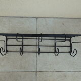 Vintage coat rack Ikea year 80 metal 5 hooks
