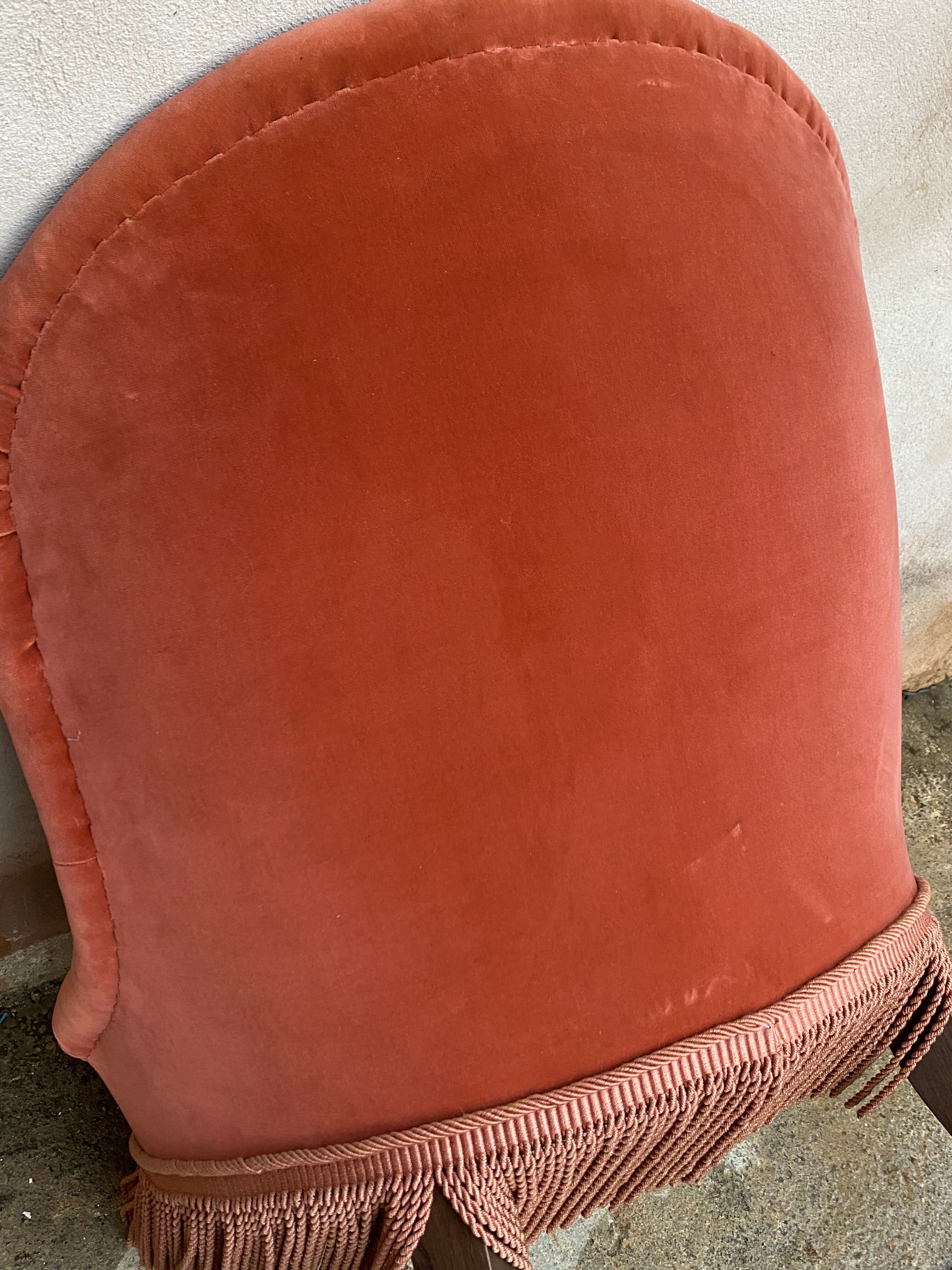 PAIR OF TOAD ARMCHAIRS