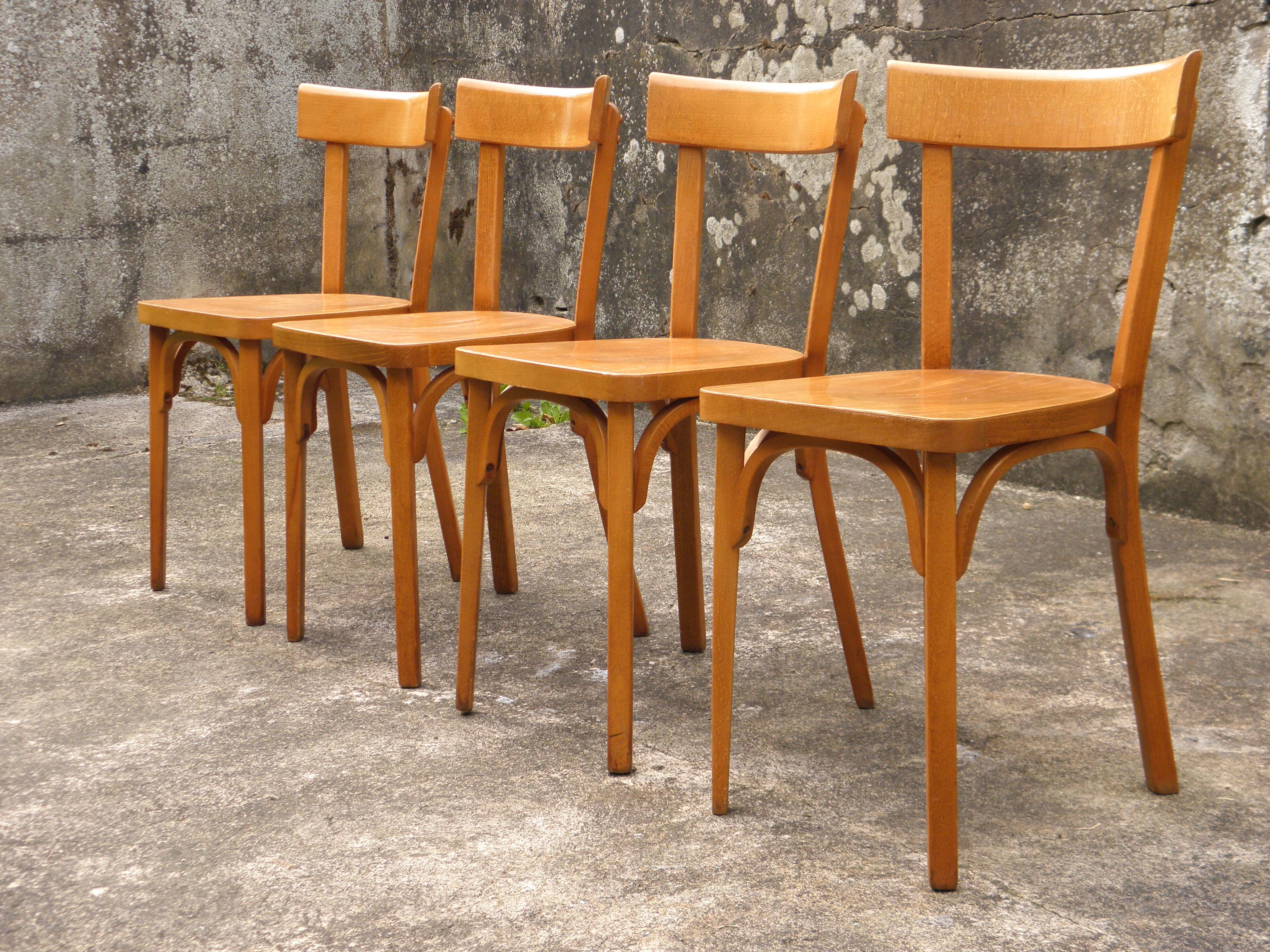 4 Baumann bistro chairs n° 18
