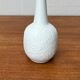 German white porcelain vase from the mid-century with bird motif by Kaiser, 1960s.