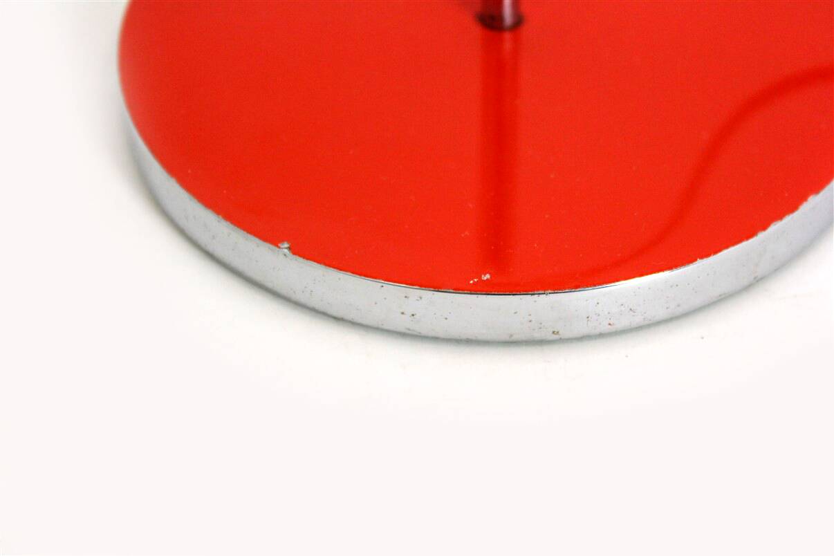 Red Table Lamp by Josef Hurka for Lidokov, 1970s