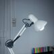 White articulated architect lamp - vintage industrial style