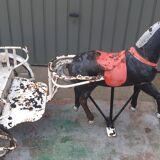 Sulky metal 50s two-seater