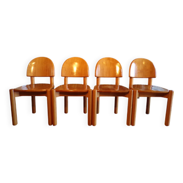Set of 4 Rainer Daumiller chairs for Hirtshals Savvaerk.