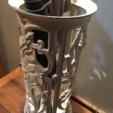Enamelled cast iron umbrella stand