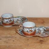 Duo of Japanese porcelain cups
