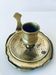 Antique bronze candle holder