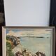 Painting on canvas framed landscape sea