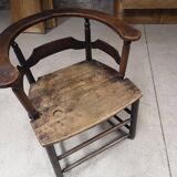 Antique solid wood armchair - Authentic rustic style