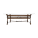 Mid century faux leather coffee table, 1960s