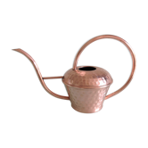 Brushed copper watering can by Lecellier Villedieu vintage 60s-70s