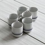 Set of 6 vintage espresso cups