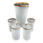 Pitcher and 4 glasses – Mid XXth