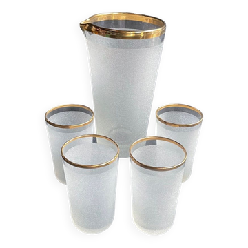 Pichet et 4 verres – Milieu XXème