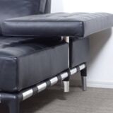 Cassina Privé 231 Lounge by Philippe Stark Luxury Black Leather Sofa