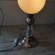 1930s glass lamp and opaline