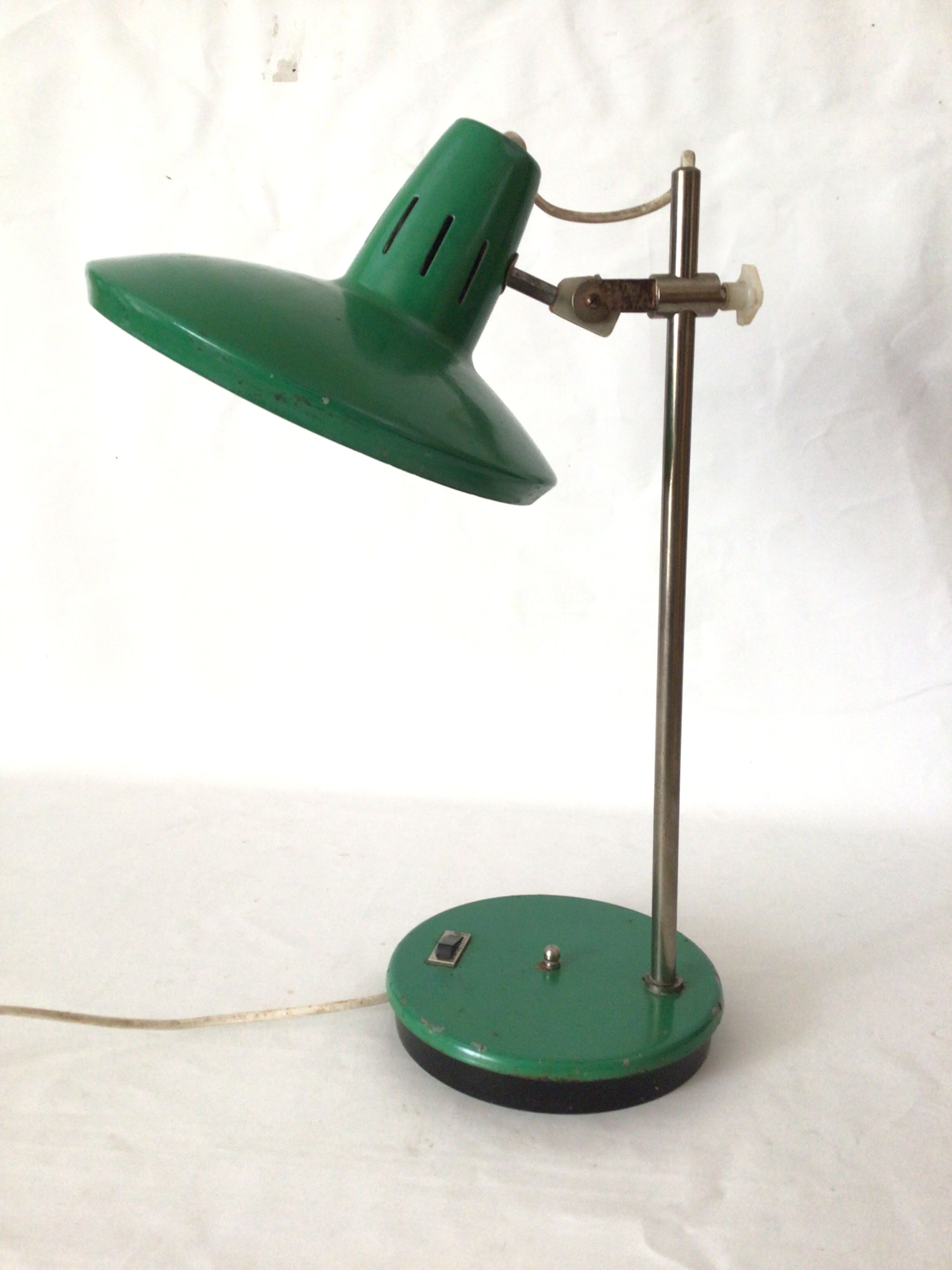 Industrial lamp SpaceAge 70s Sheet metal