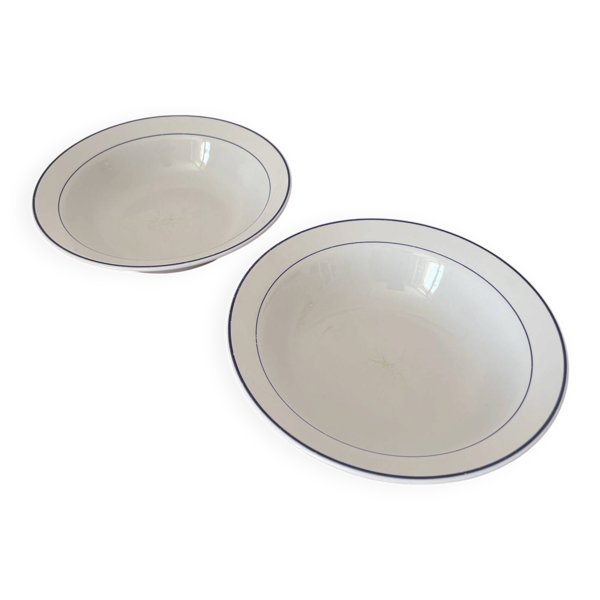 Lot de 2 saladiers en porcelaine fine d’Italie — Beyit
