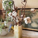 Rectangular alabaster vase